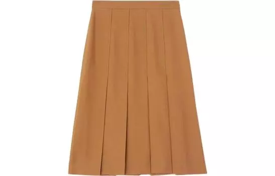 Burberry Женская повседневная длинная юбка, цвет Camel