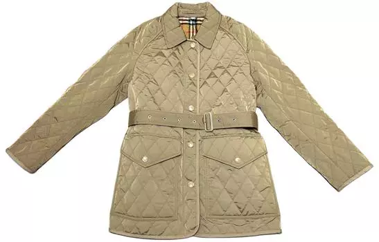 Burberry Женская стеганая куртка, цвет Khaki