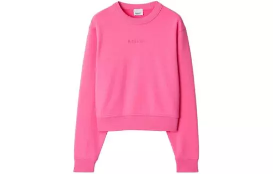 Burberry Женская толстовка SS24 Bubble Gum Pink Red