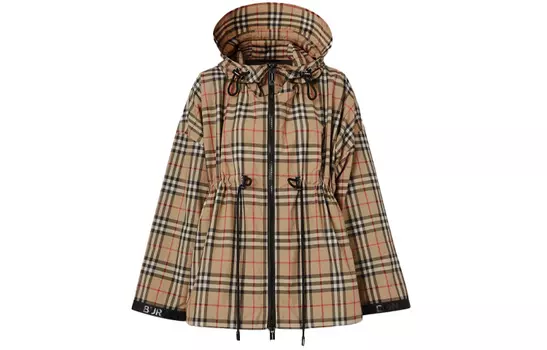 Burberry Женская традиционная куртка в клетку с принтом бежевого цвета, цвет collection beige