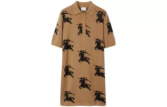Burberry Женские шорты-платье с рукавами, цвет Brown