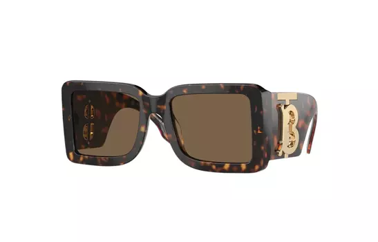 Солнцезащитные очки женские Burberry TB-motif Square-frame, коричневый