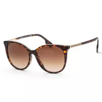 Burberry Женские солнцезащитные очки Alice 55 мм, цвет Dark Havana