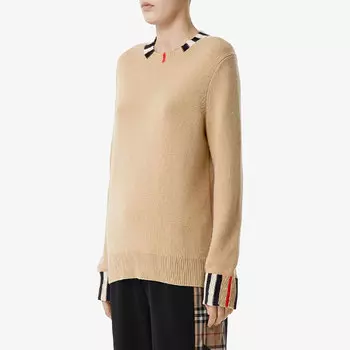 Burberry Женский Кашемировый Свитер, цвет Archive Beige