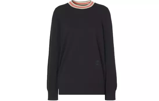 Burberry Женский Кашемировый Свитер, цвет Black