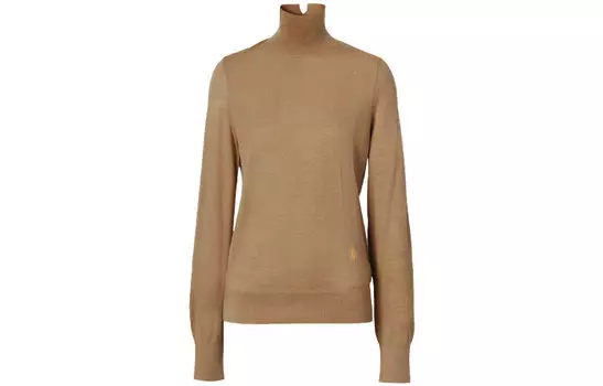 Burberry Женский Кашемировый Свитер, цвет Camel
