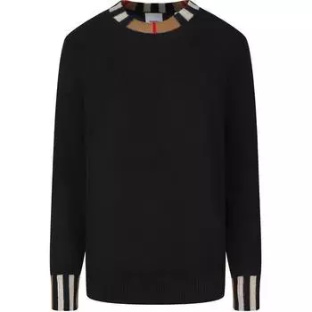Burberry Женский кашемировый свитер SS20, черный