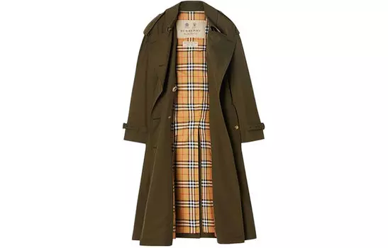 Burberry Женский Тренч, цвет Army Green