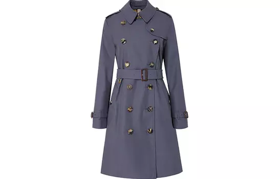 Burberry Женский Тренч, цвет Dark Gray