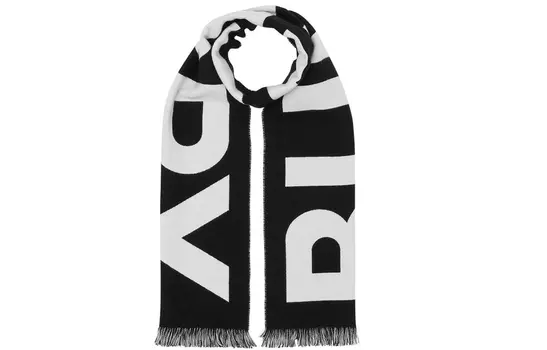 Burberry Женский вязаный шарф, Black