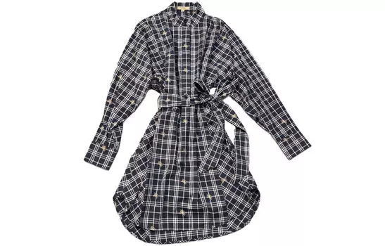 Burberry женское платье с длинными рукавами, цвет Blue