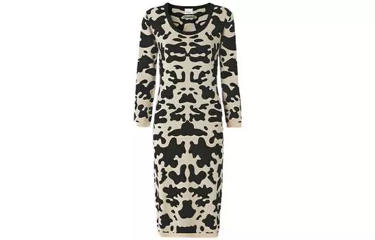 Burberry женское платье с длинными рукавами, цвет Black