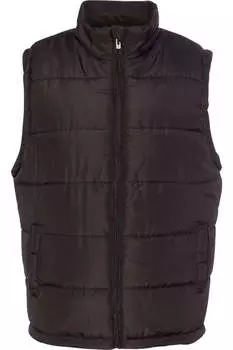 Burnside стеганый жилет, черный