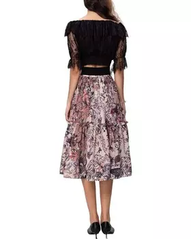 BURRYCO Комплект из топа и юбки из 2 предметов, мультиколор