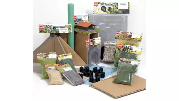 Busch Modellspielwaren Большой набор для ландшафтного дизайна