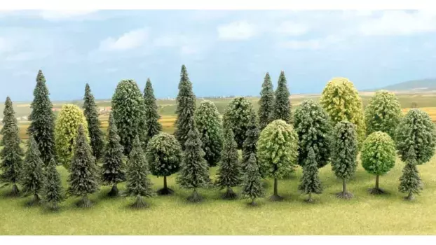 Busch Modellspielwaren N смешанный лес