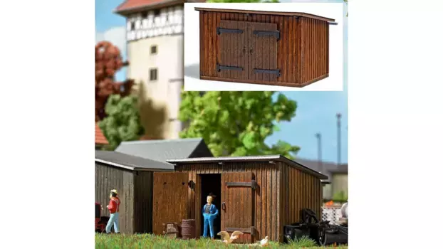 Busch Modellspielwaren Сарай деревянный