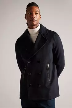 Бушлат Aldovie из шерсти Ted Baker, синий