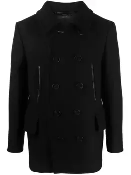 Бушлат из смесовой шерсти TOM FORD, черный