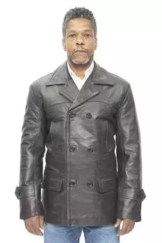 Бушлат из воловьей кожи-Краков Infinity Leather, коричневый