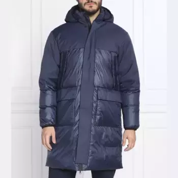 Бушлат стандартного кроя Ea7, синий