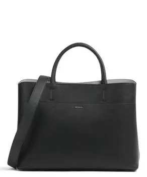 Business Шоппер 13 из искусственной кожи Calvin Klein, черный
