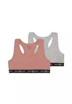 Бюстье 2 Пакета WESTMARK LONDON, цвет pink/grey melange