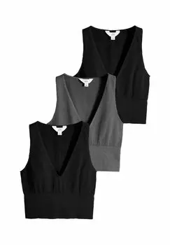 Бюстье 3 PACK THE SET, черный