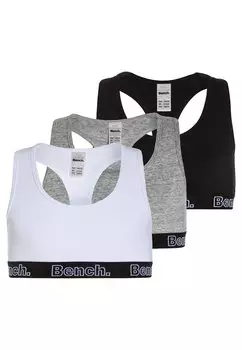 Бюстье 3 Пакета Bench, цвет black/grey/white