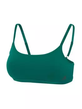 Бюстье adidas Scoop Bralette Sport Active Micro Body Fit, темно-зеленый