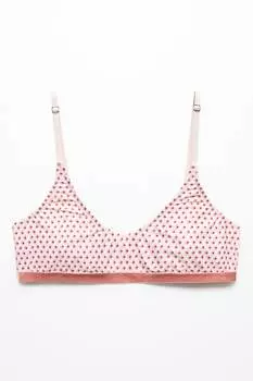 Бюстье Ally с принтом Mango, розовый