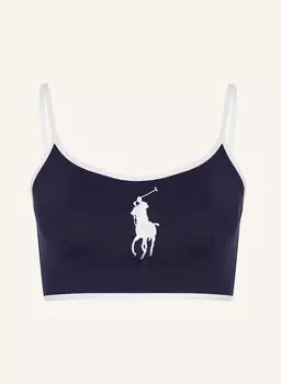 Бюстье бикини-топ логотип значки Polo Ralph Lauren, синий