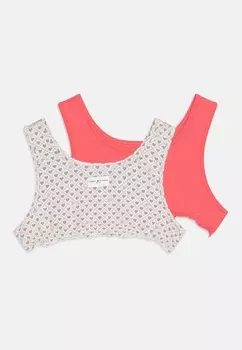 Бюстье Bralette 2 Pack Tommy Hilfiger, цвет beige/red