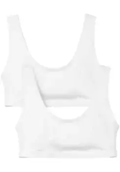 Бюстье CALIDA "Benefit Women", двойная обработка спереди, белый