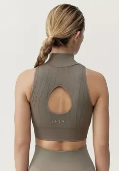 Бюстье DANDARA Born Living Yoga, серо-коричневый