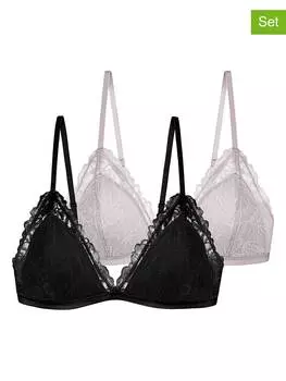 Бюстье Dorina, цвет schwarz/flieder