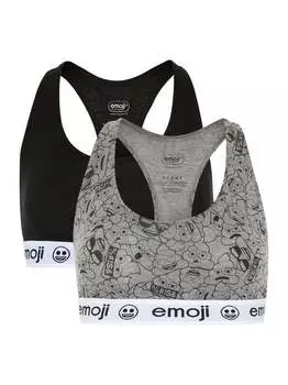 Бюстье Emoji, черный