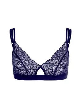 Бюстье Erlich Textil Bustier FLUID LACE CUT-OUT BRALETTE, цвет mitternachtblau