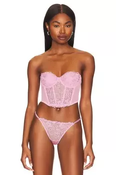 Бюстье fleur du mal Bella Embroidery Open Back, цвет Bisou