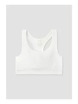 Бюстье Hessnatur Racerback SOFT RIB aus Bio Baumwolle, цвет naturweiss