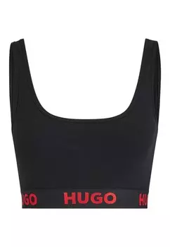 Бюстье HUGO SPORTY LOGO, черный