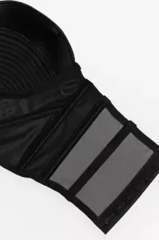 Бюстье из атласа с подкладкой H&M, черный