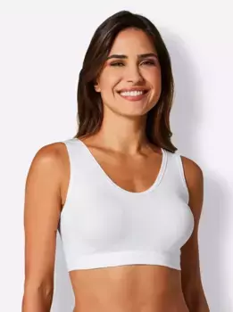 Бюстье из чистой ткани Wschepur, белый