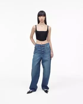 Бюстье из денима Marc Jacobs, черный