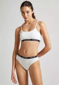 Бюстье LOGO STR BRLT Pepe Jeans, белый