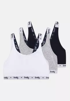 Бюстье Lovely 3 Pack Buffalo, цвет wei/grau/navy