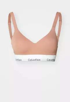 Бюстье MODERN BRALETTE Calvin Klein Underwear, светло-коричневый