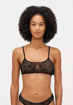 Бюстье MOONOGRAM MESH FLOCK BRALETTE MARINE SERRE, бежевый