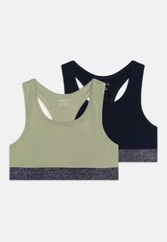 Бюстье NKFSHORT 2 PACK Name it, оливковый