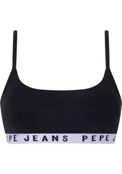 Бюстье Pepe Jeans "Логотип", черный